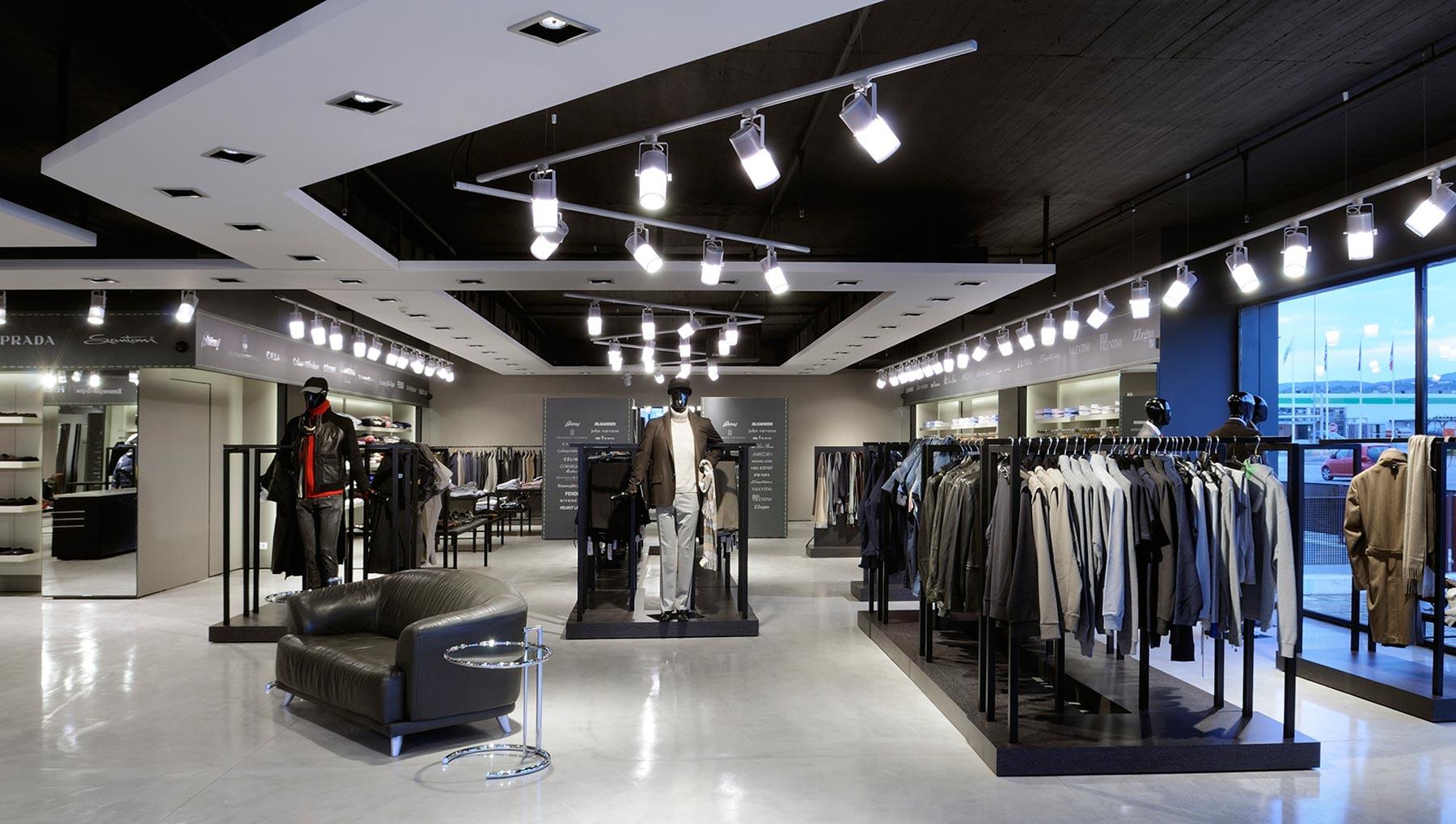 осветление в магазин за мода | shop.polarislighting.bg